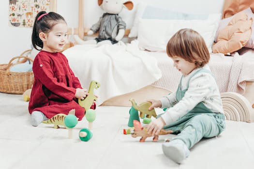 twin toddlers learning to use the potty