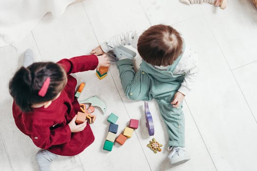 parents and child at preschool