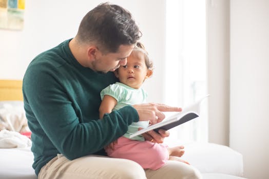 toddler reading potty book