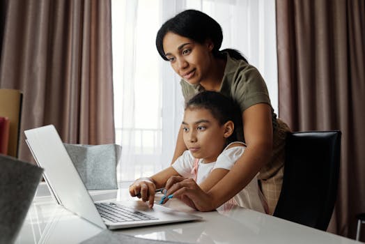 parent helping child with potty training