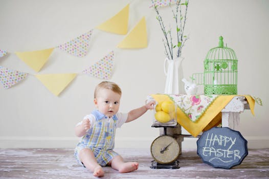 cheerful toddler sitting on a potty