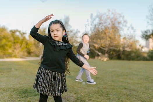 toddler playing outside