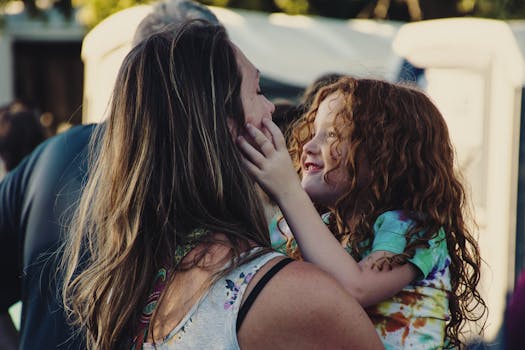 happy parent and toddler celebrating potty success